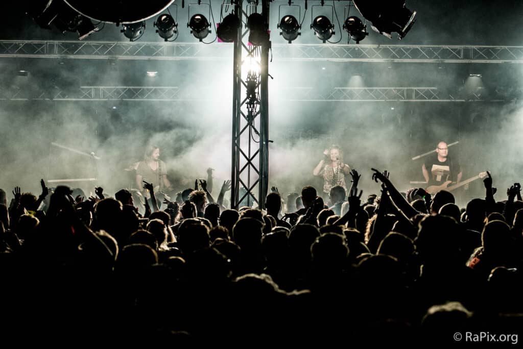 80’erne lever-koncert med publikum