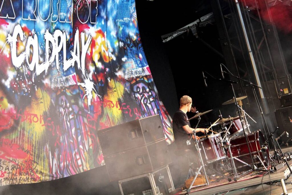 A Rush of Coldplay-koncert med konfetti