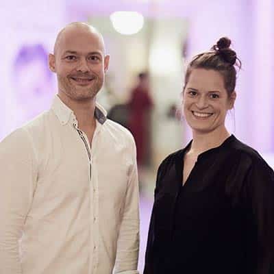 Anne og Jesper, mand og kvinde i portræt
